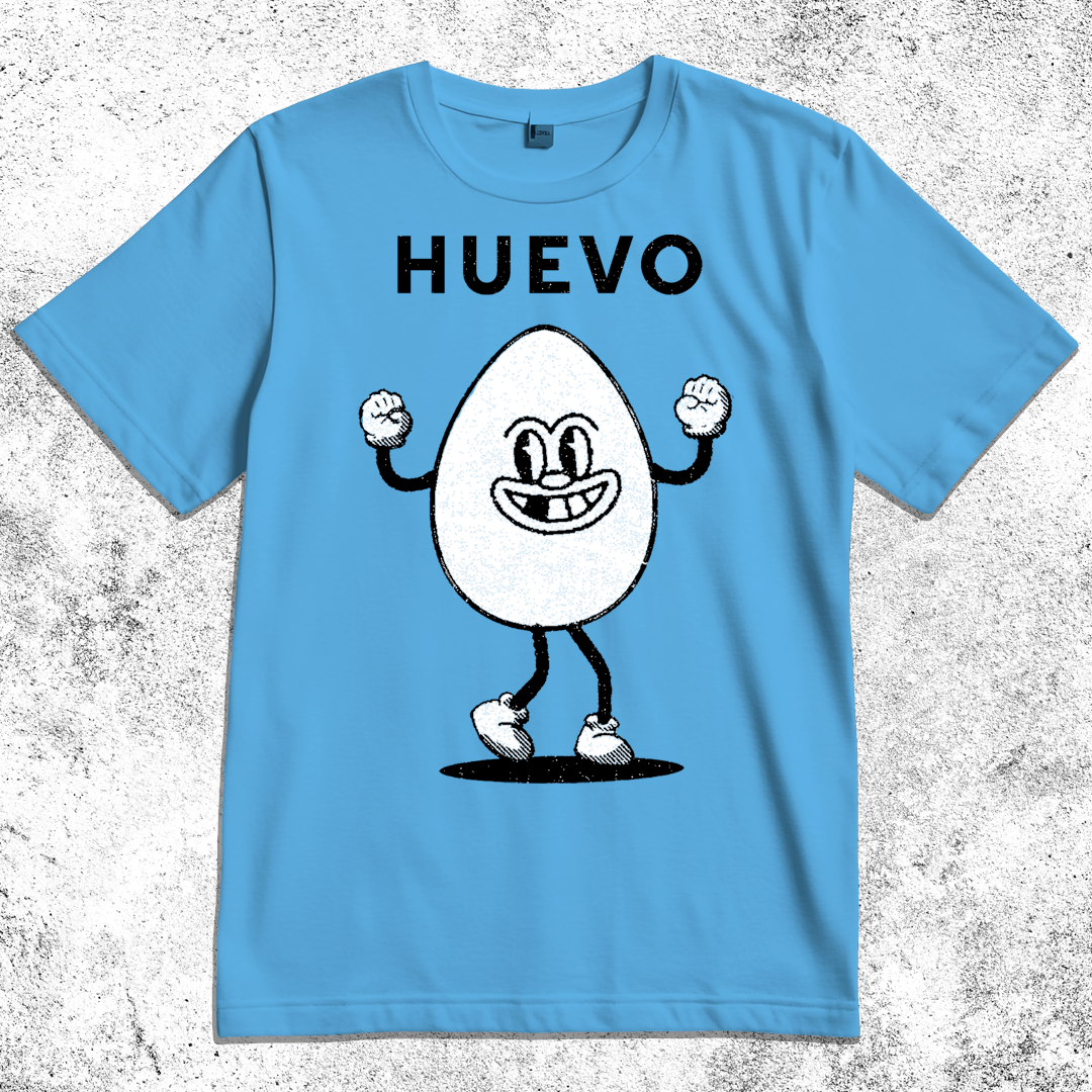HUEVO - Camisa Celeste